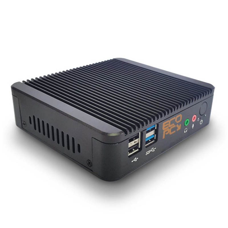 نت تاپ هترون 1 Hatron Eco 390FL-A Fanless Mini PC Intel Celeron | 4GB DDR3 | 64GB SSD | Intel HD 250